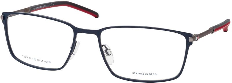 Tommy Hilfiger TH 1991 FLL, inclusief kwaliteitsglazen, Rechthoekig Brillen, Heren