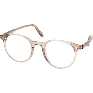 Tom Ford FT 5695-B 045 S, inclusief kwaliteitsglazen, Rond Brillen, Heren