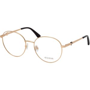 Guess GU 2812 032, inclusief kwaliteitsglazen, Rond Brillen, Dames
