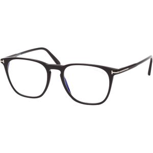 Tom Ford FT 5937-B 001 Vierkant Brillen, Heren