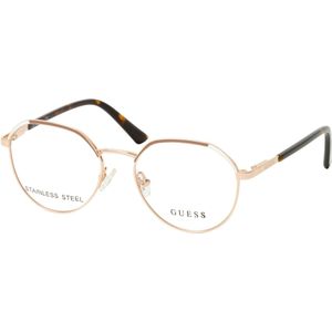 Guess GU 8272 033, inclusief kwaliteitsglazen, Rond Brillen, Dames