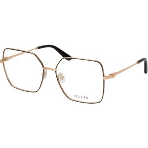 Guess GU 2824 001, inclusief kwaliteitsglazen, Vierkant Brillen, Dames