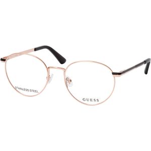 Guess GU 2868 028, inclusief kwaliteitsglazen, Rond Brillen, Dames