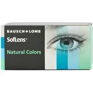 Bausch & Lomb - SofLens Natural Colors - Maandlenzen - 1 verpakking met 2 Contactlenzen