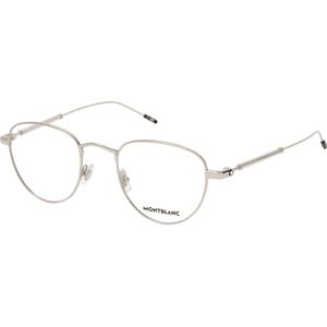 MONTBLANC MB 0111O 001, inclusief kwaliteitsglazen, Rond Brillen, Heren