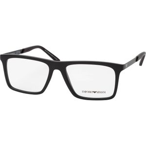 Emporio Armani - Rechthoekige Zonnebril - Geïnjecteerd - Verstelbaar