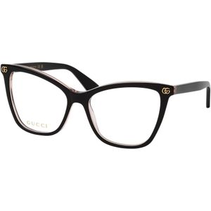 Gucci - GG1817O 003 - Optische Monturen - Zwart Transparant - Acetaat
