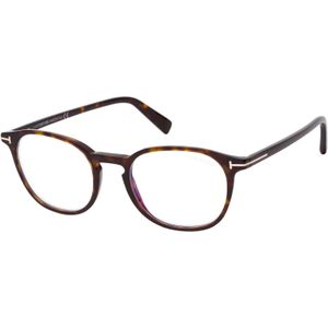 Tom Ford - FT5583-B - Optische Monturen - Havana - Acetaat - Geometrisch