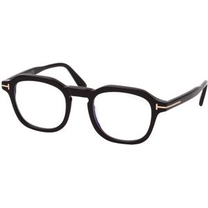 Tom Ford FT 5836-B 001, inclusief kwaliteitsglazen, Vierkant Brillen, Heren
