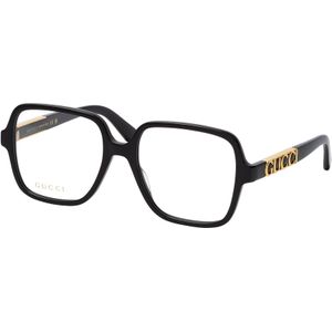 Gucci GG 1193O 001, inclusief kwaliteitsglazen, Vierkant Brillen, Dames