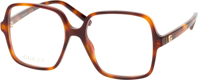 Gucci - Square Optical Frame - Acetaat Bril - Bruin - 53 mm Lensbreedte