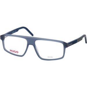 Hugo - Rechthoekig Optisch Montuur - Blauw - Acetaat