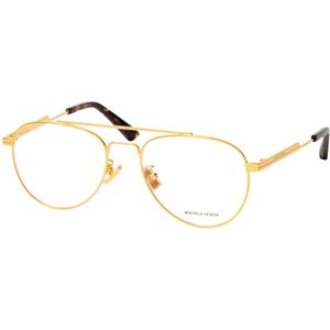 Bottega Veneta BV1340OK 001 Aviator Brillen, Unisex