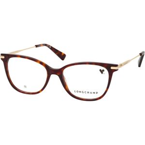 Longchamp - LO2735 - Optische Monturen - Havana - Acetaat - Kattenoog