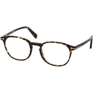 Tom Ford FT 5583-B 056, inclusief kwaliteitsglazen, Rond Brillen, Unisex
