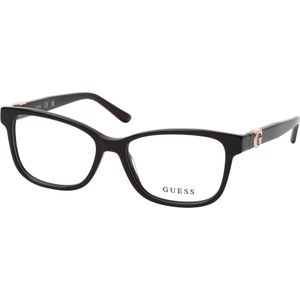 Guess - Accessoires - Zwart - Rechthoekig Brillenmontuur - Acetaat
