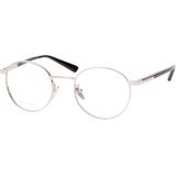 Gucci - Rond Optisch Montuur - Grijs - Lichtgoudkleurige Metaalconstructie