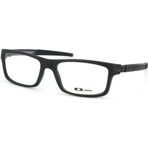 Oakley Currency OX 8026 01, inclusief kwaliteitsglazen, Rechthoekig Brillen, Heren