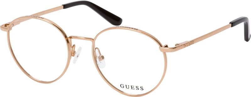 Guess GU 2725 28, inclusief kwaliteitsglazen, Rond Brillen, Dames