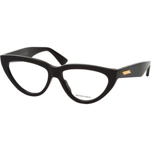 Bottega Veneta BV 1193O 001, inclusief kwaliteitsglazen, Cat Eye Brillen, Dames