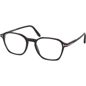 Tom Ford FT 5804-B 001, inclusief kwaliteitsglazen, Vierkant Brillen, Heren