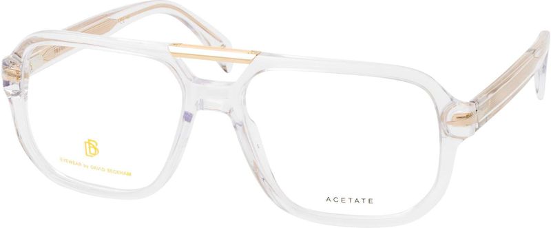 David Beckham DB 7108 REJ, inclusief kwaliteitsglazen, Aviator Brillen, Heren