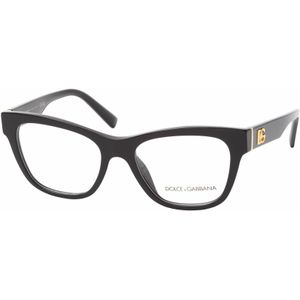 Dolce & Gabbana - Dg 3430 - Bril - Zwart - Acetaat