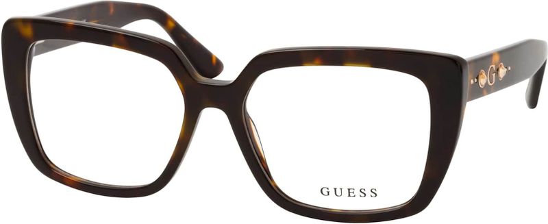 Guess - Brillen - Bruin - Oversized Ontwerp - Acetaat - Volledig Omrand Montuur