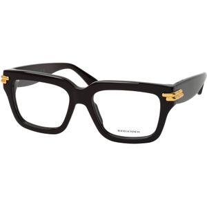 Bottega Veneta BV1324O 001 Vierkant Brillen, Unisex