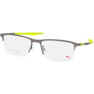 Puma PU 0302O 003, inclusief kwaliteitsglazen, Rechthoekig Brillen, Heren