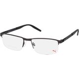 Puma PU 0255O 001, inclusief kwaliteitsglazen, Rechthoekig Brillen, Heren