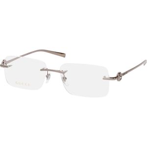 Gucci - Optical Frame Gg 1703O - Zonnebril - Grijs - Geïntegreerde Horsebit Structuur