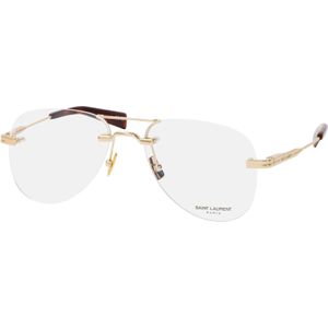 SAINT LAURENT - SL 745 002 - Optische Monturen - Goud - Metaal - Piloot