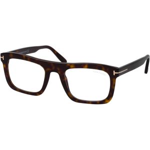 Tom Ford FT 5757-B 052, inclusief kwaliteitsglazen, Rechthoekig Brillen, Heren