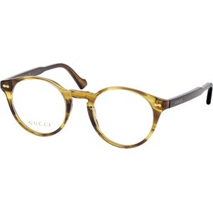 Gucci GG 0738O 005, inclusief kwaliteitsglazen, Rond Brillen, Unisex