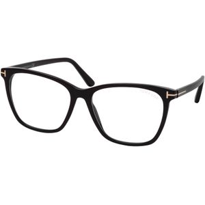 Tom Ford FT 5762-B 001, inclusief kwaliteitsglazen, Vierkant Brillen, Dames