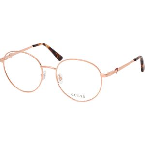 Guess GU 2812 028, inclusief kwaliteitsglazen, Rond Brillen, Dames