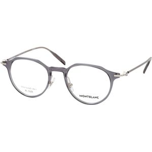 Montblanc - Pantos - Optisch Montuur - Grijs - Lichtgewicht Acetaat