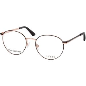 Guess GU 2868 005, inclusief kwaliteitsglazen, Rond Brillen, Dames