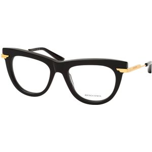 Bottega Veneta BV1297O 001 Cat Eye Brillen, Dames