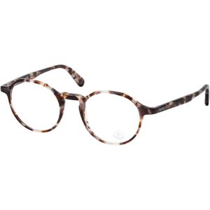 MONCLER ML 5120 055, inclusief kwaliteitsglazen, Rond Brillen, Heren