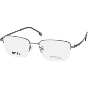BOSS - 1675/F R81 - Brillen - Grijs - Halframe - Medium