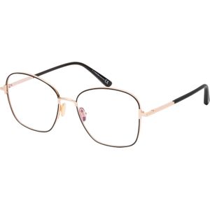 Tom Ford - FT5685-B - Optische Monturen - Zwart - Metaal - Geometrisch