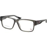 Puma PU 0408O 003, inclusief kwaliteitsglazen, Rechthoekig Brillen, Heren