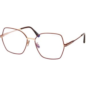 Tom Ford - Blue Block Butterfly Opticals - Bril - Zwart - 56 MM