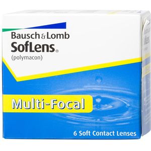 Bausch & Lomb - SofLens Multi-Focal - Maandlenzen - 6 Lenzen - Bifocale - Polymacon B