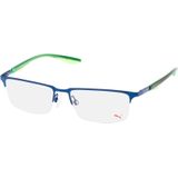 Puma PU 0064O 001, inclusief kwaliteitsglazen, Rechthoekig Brillen, Heren