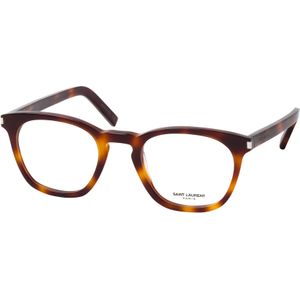Saint Laurent - Vierkante Brilmonturen - Bruin - Acetaat