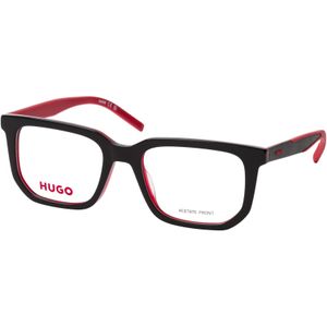 HUGO Menswear - Optisch Montuur - Zwart - Met Rode Accenten