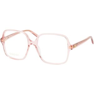 Gucci - Square Optical Frame - Accessoires - Roze - 53 mm